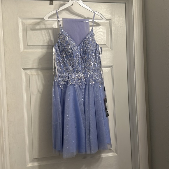 Juliet Dresses Style 863 Size XS Perwinkle - Picture 5 of 7